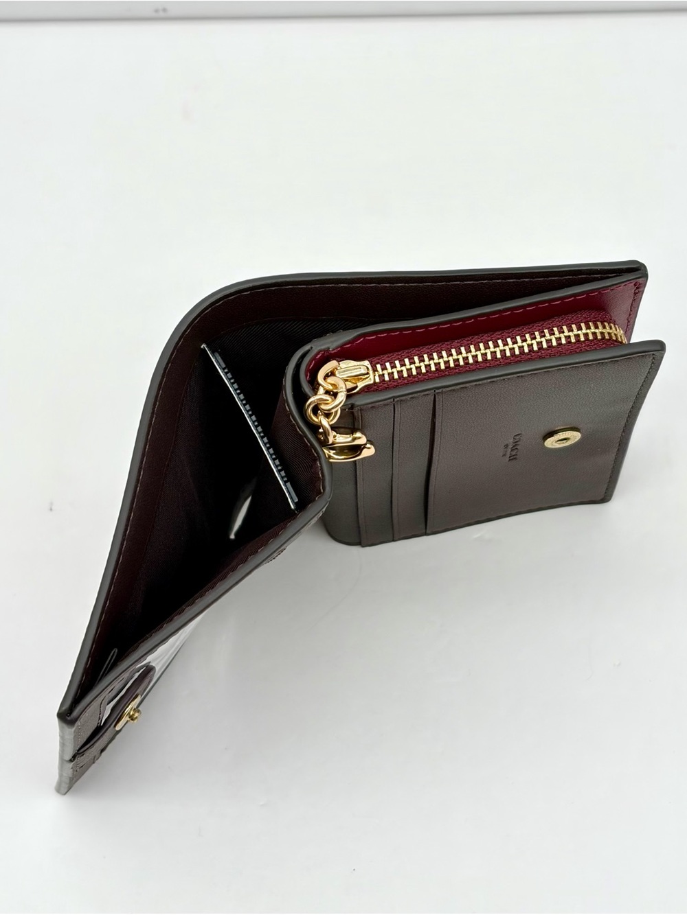 Coach Compact Snap Wallet - Picture 6 of 14